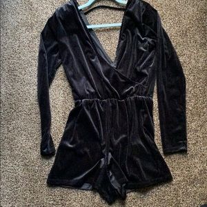 Wild Fable Black Romper